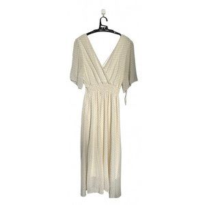 classic polkadot slimming dress